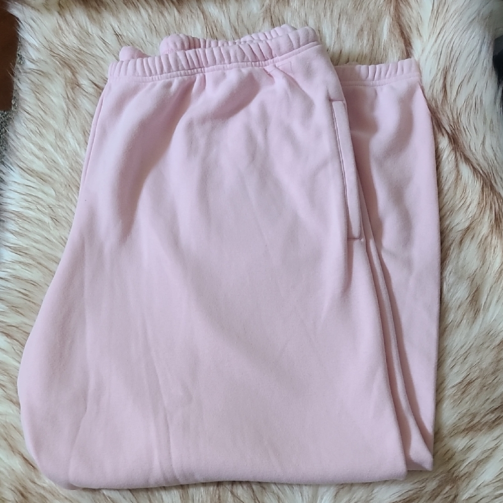 NWOT SKIMS Cotton Fleece Classic Jogger Size 3X Cherry Blossom